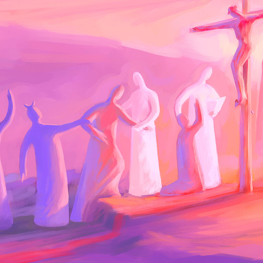 Prophetic Art Print "The Way to Life" Ephesians 2:1-10, Ain Vares Art