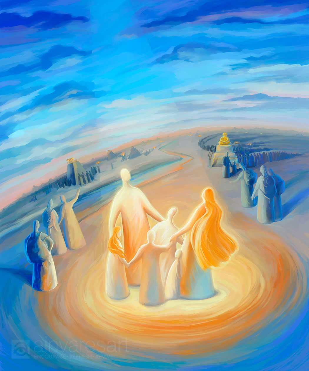 Art print - But as for me and my household, we will serve the Lord, Joshua 24:15  - Ain Vares Art