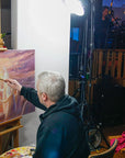 Prophetic Art Print "You Honor Me by Anointing My Head with Oil" Psalm 23:5, Ain Vares Art