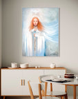 Prophetic Art Print "Bride of Christ - Dedicated to the Lord", Ain Vares Art