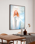 Prophetic Art Print "Bride of Christ - Dedicated to the Lord", Ain Vares Art