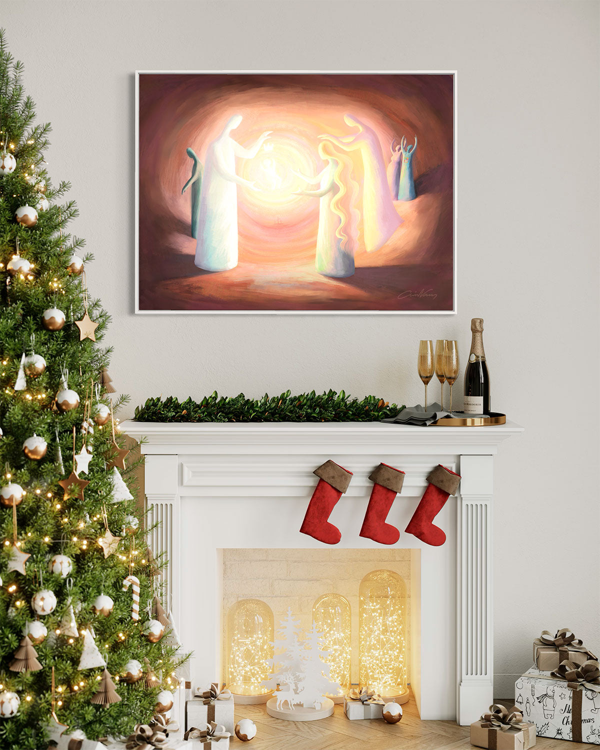 Art print - Emmanuel, Matthew 1:23 - Ain Vares Art – AinVaresArt