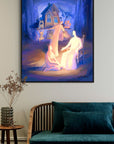 Prophetic Art Print, At the Home of Martha and Mary, Luke 10:38-42, Ain Vares Art