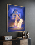 Prophetic Art Print, At the Home of Martha and Mary, Luke 10:38-42, Ain Vares Art