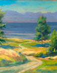 Ain Vares Original oil painting "Path to the sea". 