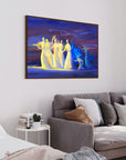 Prophetic Art Print "The Parable of the Ten Virgins" Mt 25:1-13, Ain Vares Art