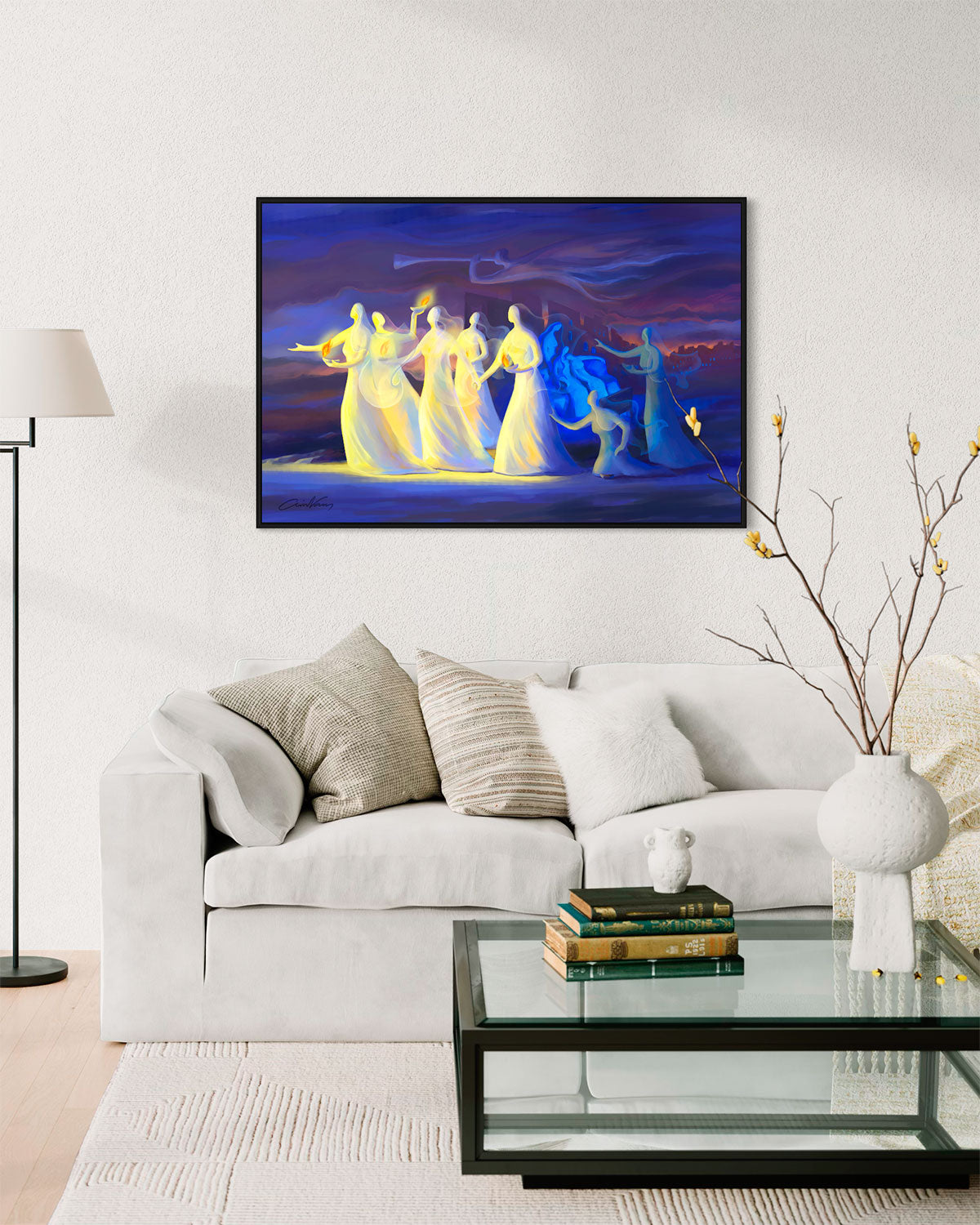 Prophetic Art Print &quot;The Parable of the Ten Virgins&quot; Mt 25:1-13, Ain Vares Art