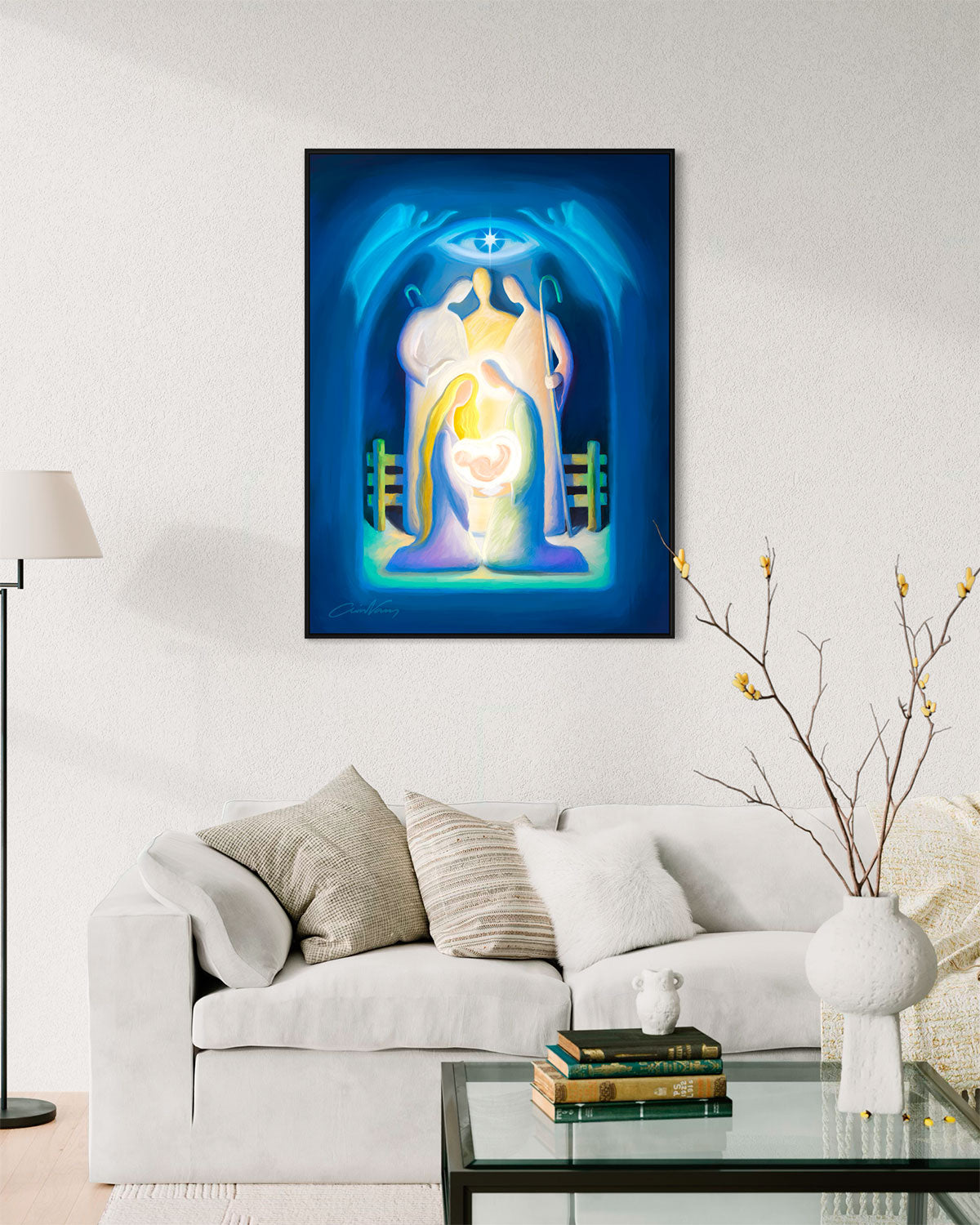 Prophetic Art Print "The Lord will Lay Bare His Holy Arm" Isaiah 52:10, Ain Vares Art