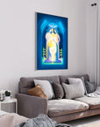 Prophetic Art Print "The Lord will Lay Bare His Holy Arm" Isaiah 52:10, Ain Vares Art