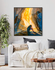 Prophetic Art Print "The Lord is near the brokenhearted" 2Corinthians 12, Psalms 34, Psalm 9, Ain Vares Art