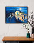 Prophetic Art Print "The True Light that Gives Light to Every Man" John 1:1-14, Ain Vares Art