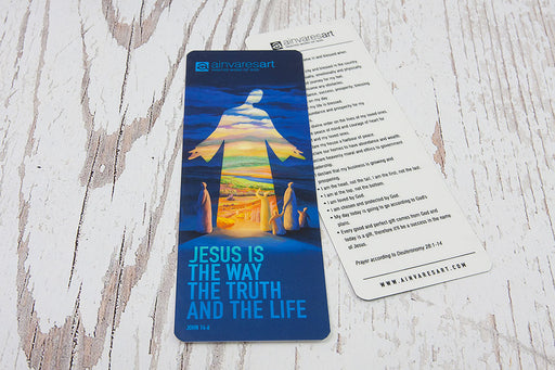 Bookmark - Jesus is the Way the Truth and the Life, John 14:6 - Ain Vares Art
