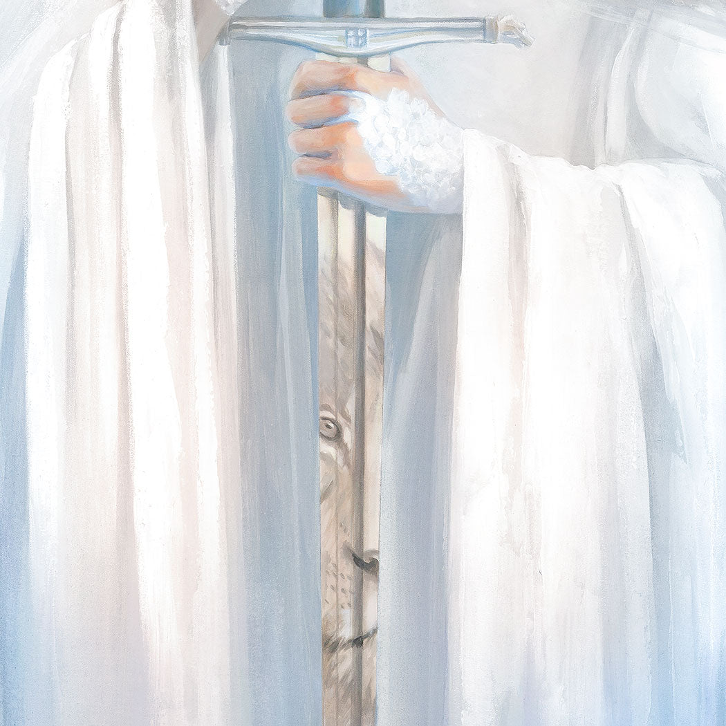 Prophetic Art Print &quot;Bride of Christ - Dedicated to the Lord&quot;, Ain Vares Art