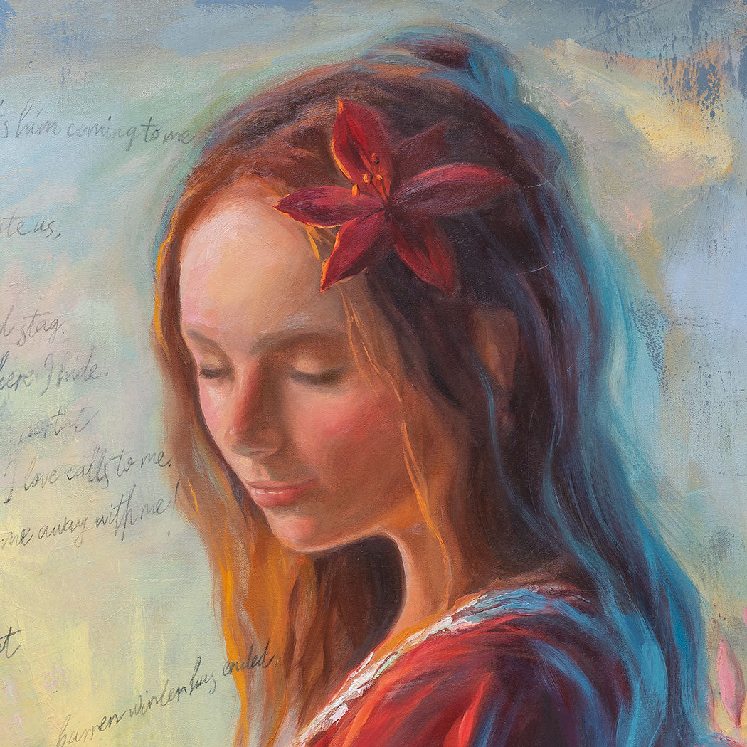 Original_Painting_Arise-my-dearest_Song-of-Songs_Ain-Vares-Art