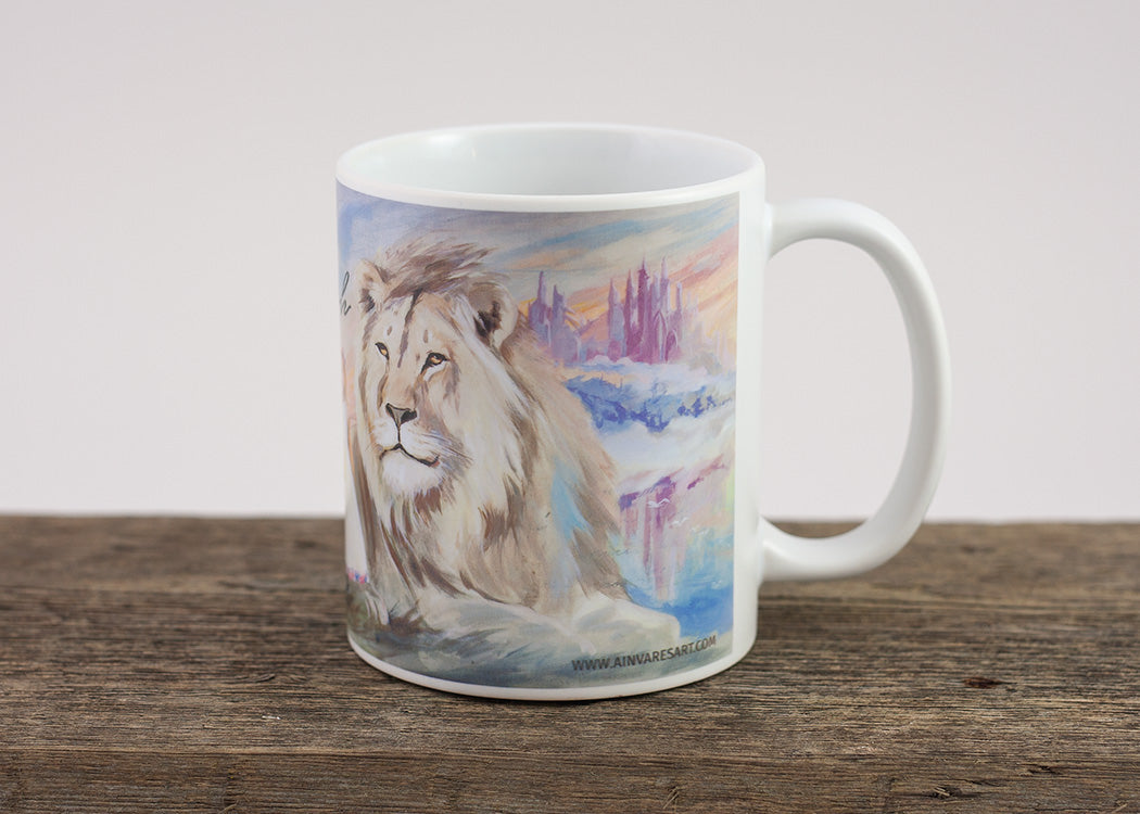 Christian coffee mug "The Mighty Lion of Judah’s Tribe" Revelation 5:5